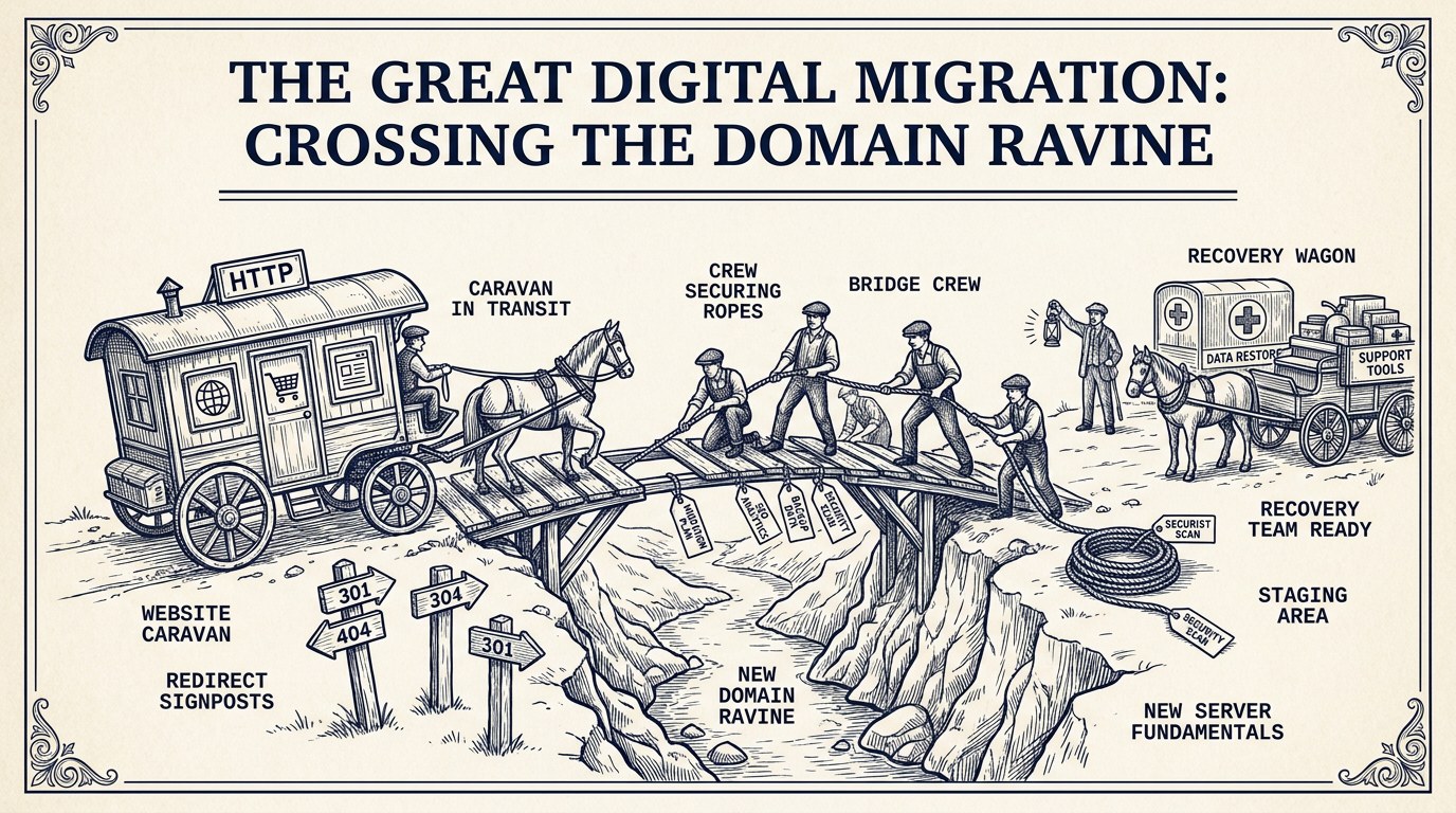 B2B SaaS website migration SEO, the operator framework