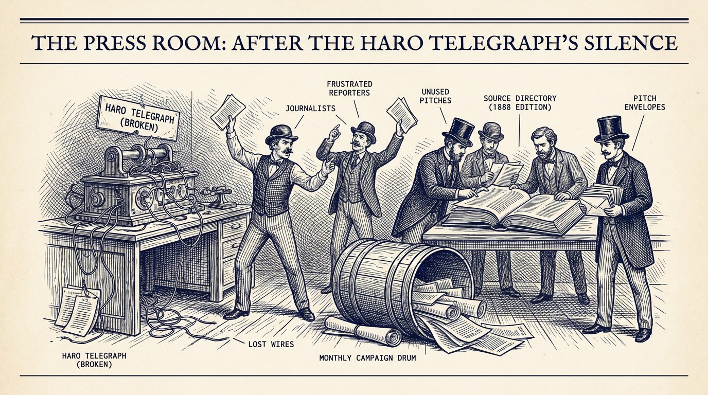 Digital PR for B2B SaaS SEO, the post-HARO journalist-source landscape