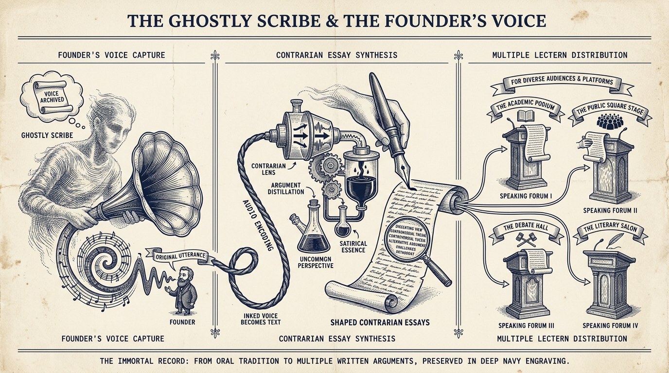 Executive ghostwriting for B2B SaaS: how to make founder content sound like the founder