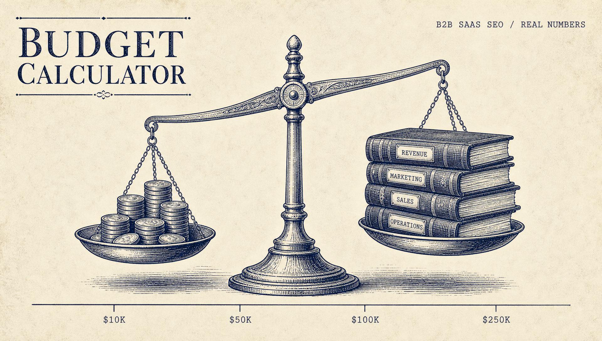B2B SaaS SEO Budget Calculator (With Real Numbers)