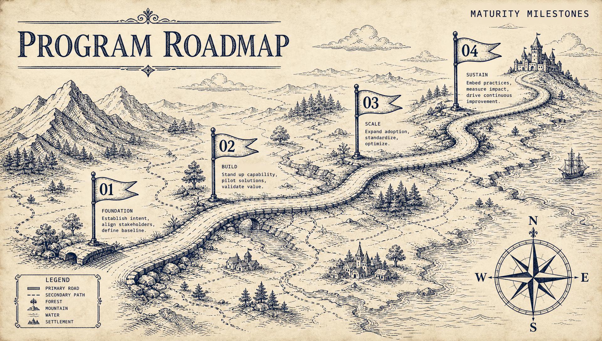 B2B SaaS SEO Program Roadmap: Maturity Milestones