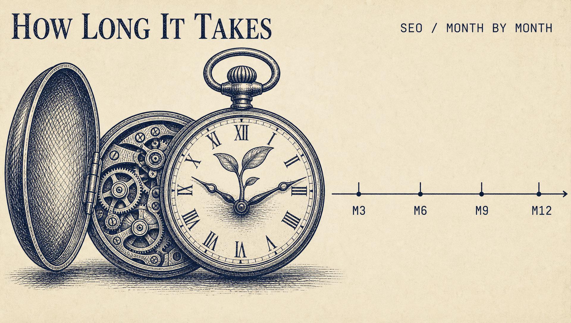 How long B2B SaaS SEO actually takes