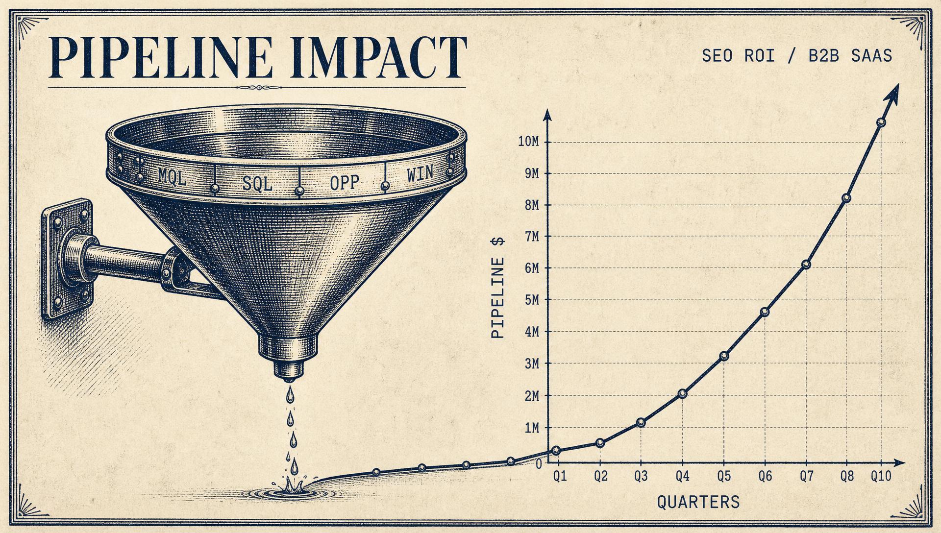SEO ROI for B2B SaaS: How to Measure Pipeline Impact