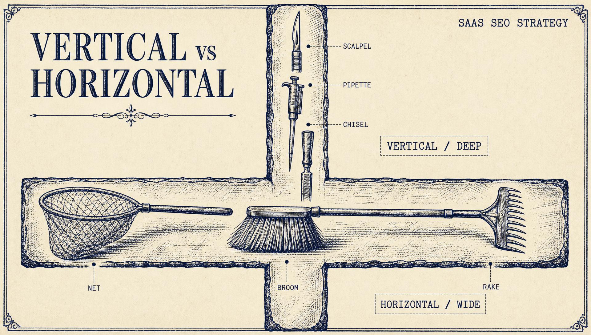 Vertical vs Horizontal SaaS SEO Strategy